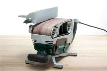 Metabo BAE 75 Bandschleifer mit Maschinenstäder und STARTERSET Schleifband zum Mehrwert von ca. 15 Euro